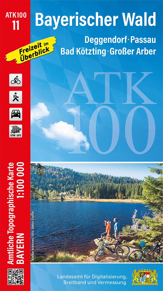 ATK100-11 Bayerischer Wald (Amtliche Topographische Karte 1:100000) Leisure, Home & Garden