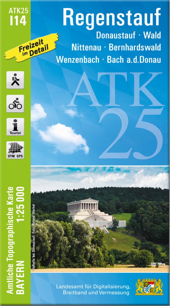 ATK25-I14 Regenstauf (Amtliche Topographische Karte 1:25000) Leisure, Home & Garden