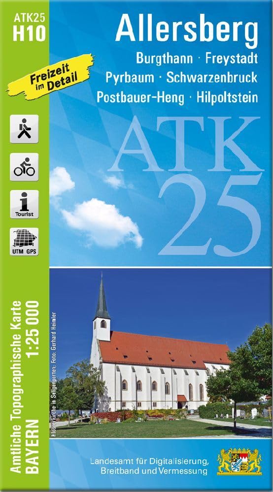 ATK25-H10 Allersberg (Amtliche Topographische Karte 1:25000) Leisure, Home & Garden