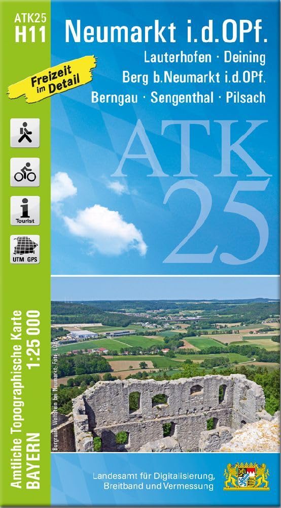 ATK25-H11 Neumarkt i.d.OPf. (Amtliche Topographische Karte 1:25000) Leisure, Home & Garden
