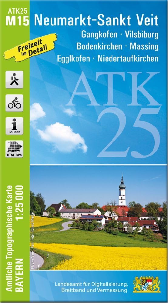 ATK25-M15 Neumarkt-Sankt Veit (Amtliche Topographische Karte 1:25000) Leisure, Home & Garden