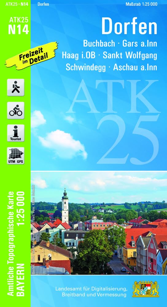 ATK25-N14 Dorfen (Amtliche Topographische Karte 1:25000) Leisure, Home & Garden