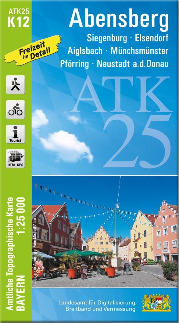 ATK25-K12 Abensberg (Amtliche Topographische Karte 1:25000) Leisure, Home & Garden