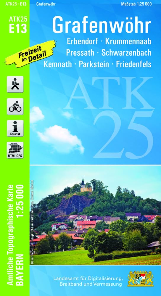 ATK25-E13 Grafenwöhr (Amtliche Topographische Karte 1:25000) Leisure, Home & Garden