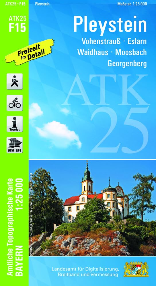 ATK25-F15 Pleystein (Amtliche Topographische Karte 1:25000) Leisure, Home & Garden