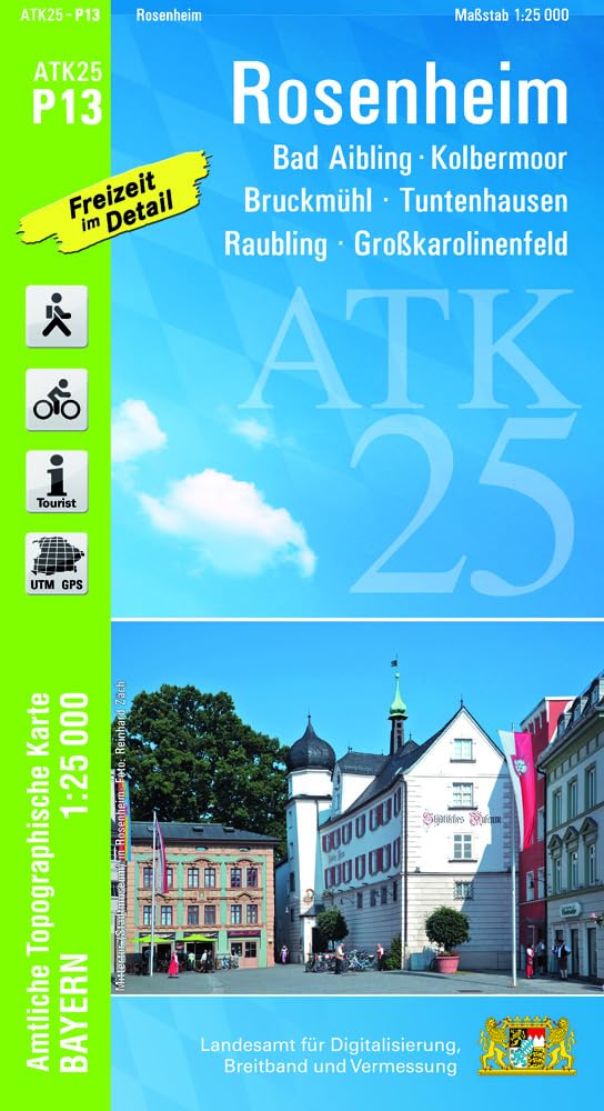 ATK25-P13 Rosenheim (Amtliche Topographische Karte 1:25000) Leisure, Home & Garden