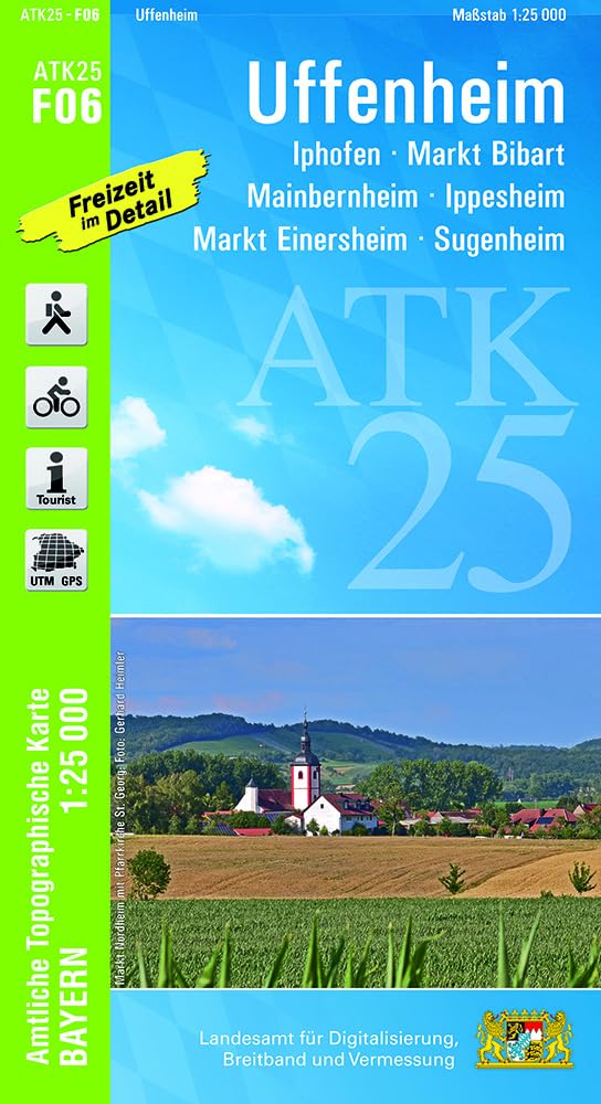 ATK25-F06 Uffenheim (Amtliche Topographische Karte 1:25000) Leisure, Home & Garden