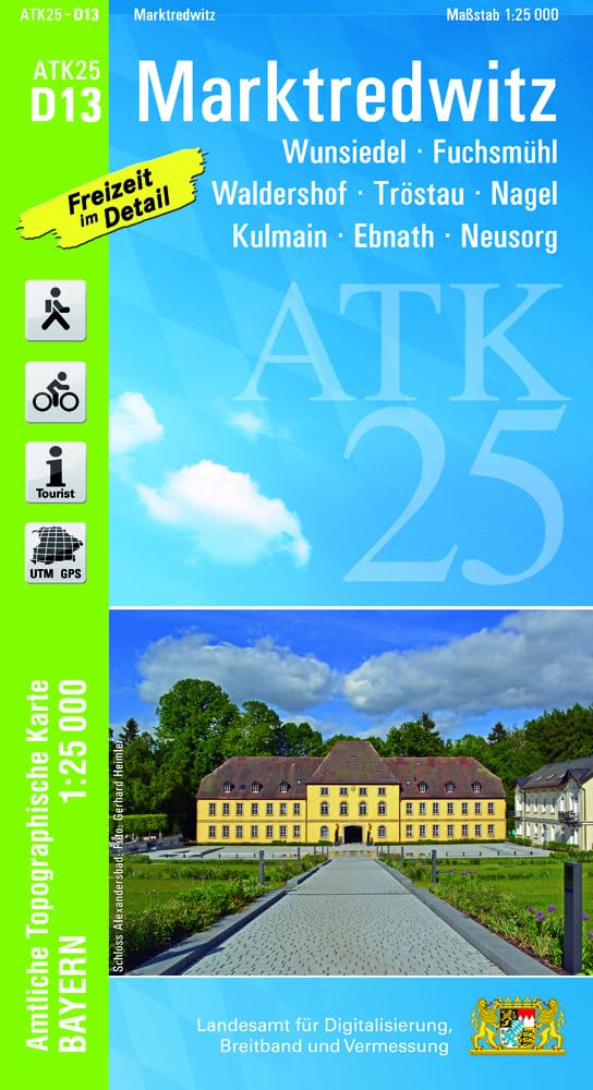 ATK25-D13 Marktredwitz (Amtliche Topographische Karte 1:25000) Leisure, Home & Garden