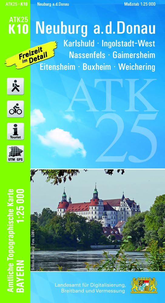 ATK25-K10 Neuburg a.d.Donau (Amtliche Topographische Karte 1:25000) Leisure, Home & Garden