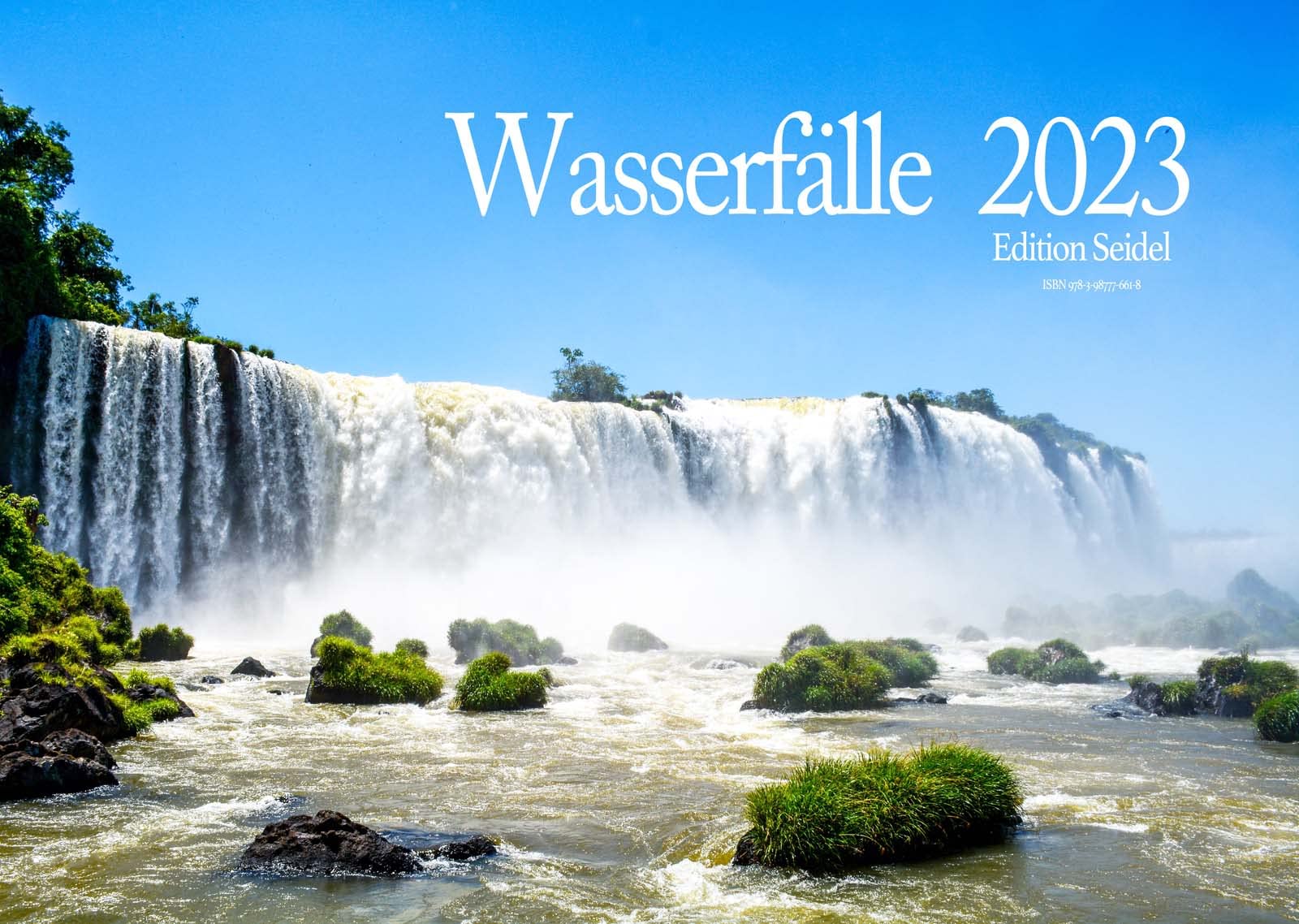 Wasserfälle Premium Kalender 2023 DIN A5 Tischkalender Europa Weltweit USA Yosemite Falls Niagara Fälle Island Kroatien Neuseeland Kanada Natur Calendars