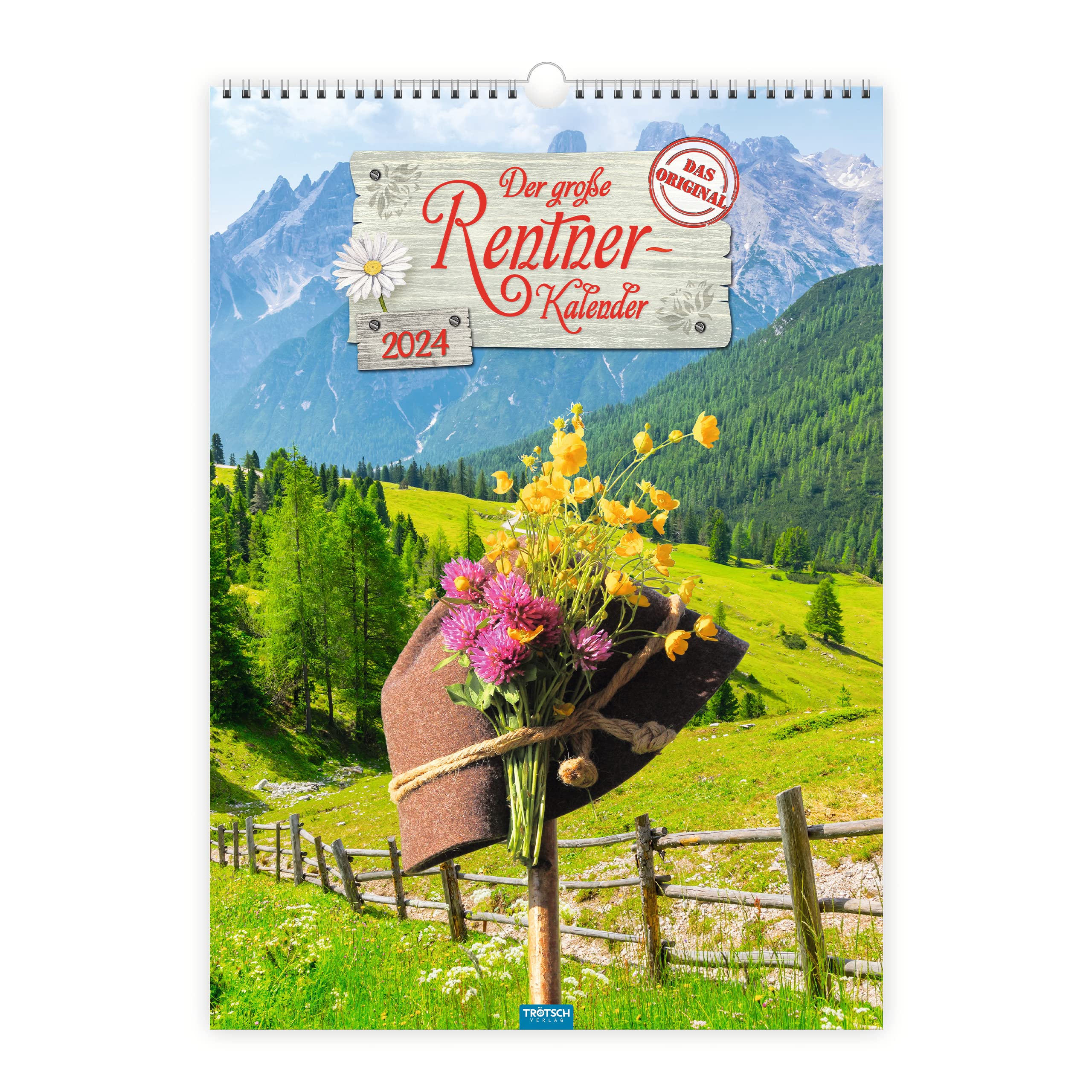 Trötsch Großbildkalender Der große Rentnerkalender 2024: Wandkalender Calendars