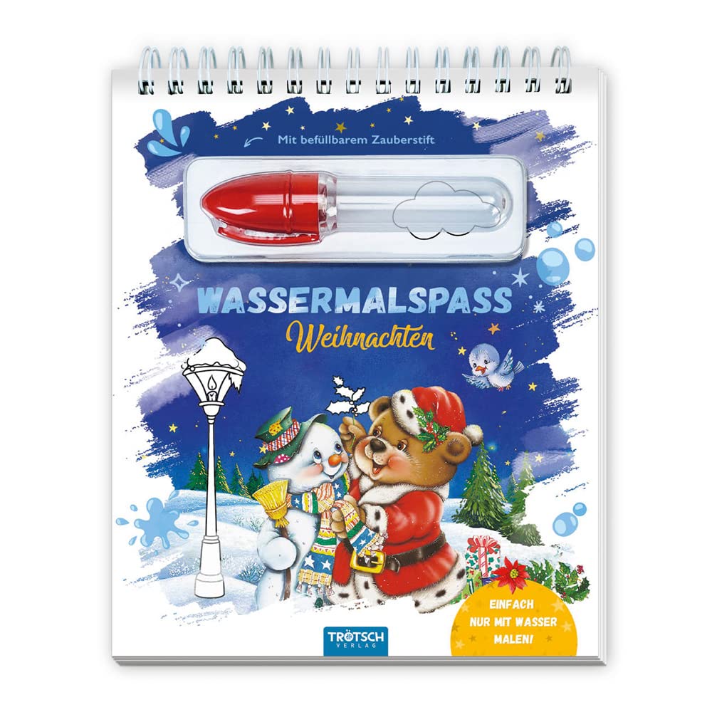 Trötsch Wassermalspaß mit Zauberstift Weihnachten Hobbies & Crafts
