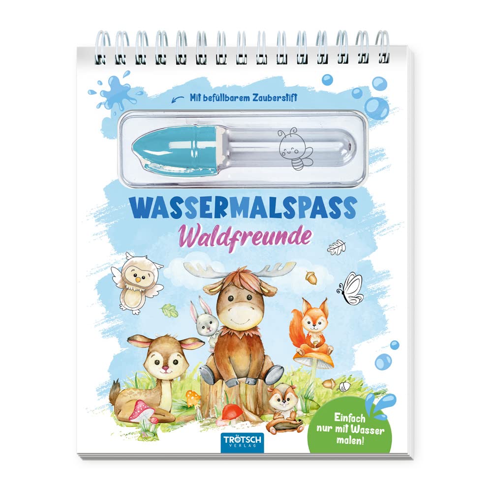 Trötsch Wassermalspaß mit Zauberstift Waldfreunde Hobbies & Crafts
