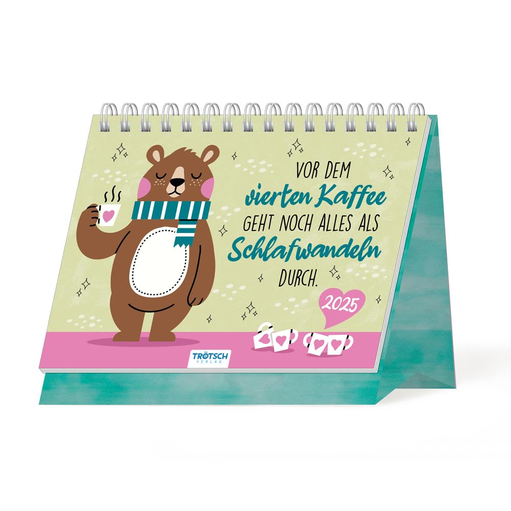 Trötsch Aufstellkalender Spruchreif 2025: Aufstellkalender Tischkalender Leisure, Home & Garden