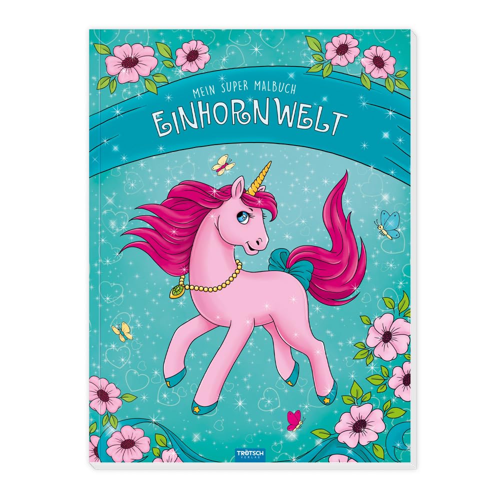 Trötsch Supermalbuch Einhornwelt: Ausmalbuch Malbuch Tiptoi & Games