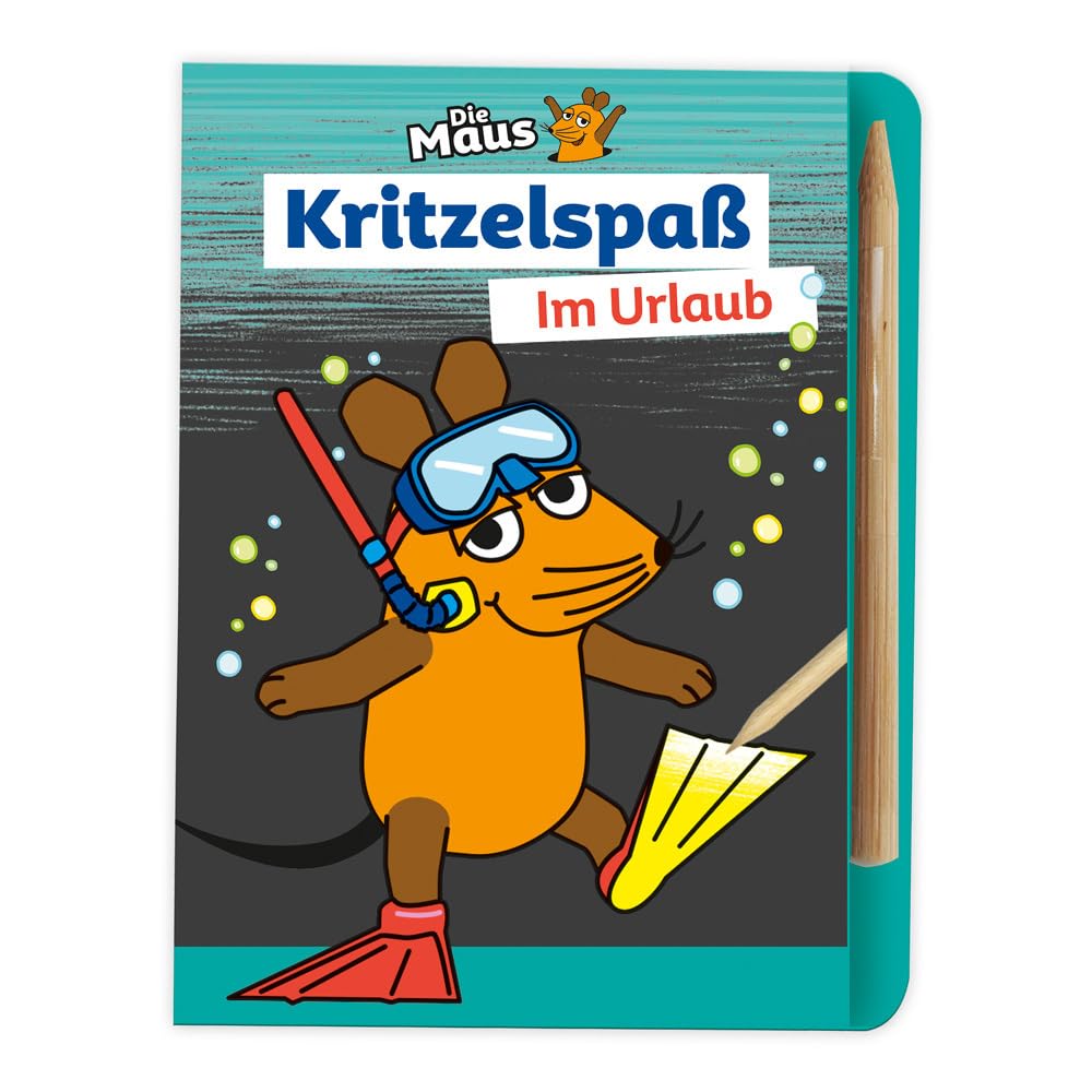 Trötsch Die Maus Mini-Kratzblock Kritzelspaß Im Urlaub: Ausmalbuch Kratzbuch Kratzbilder Tiptoi & Games