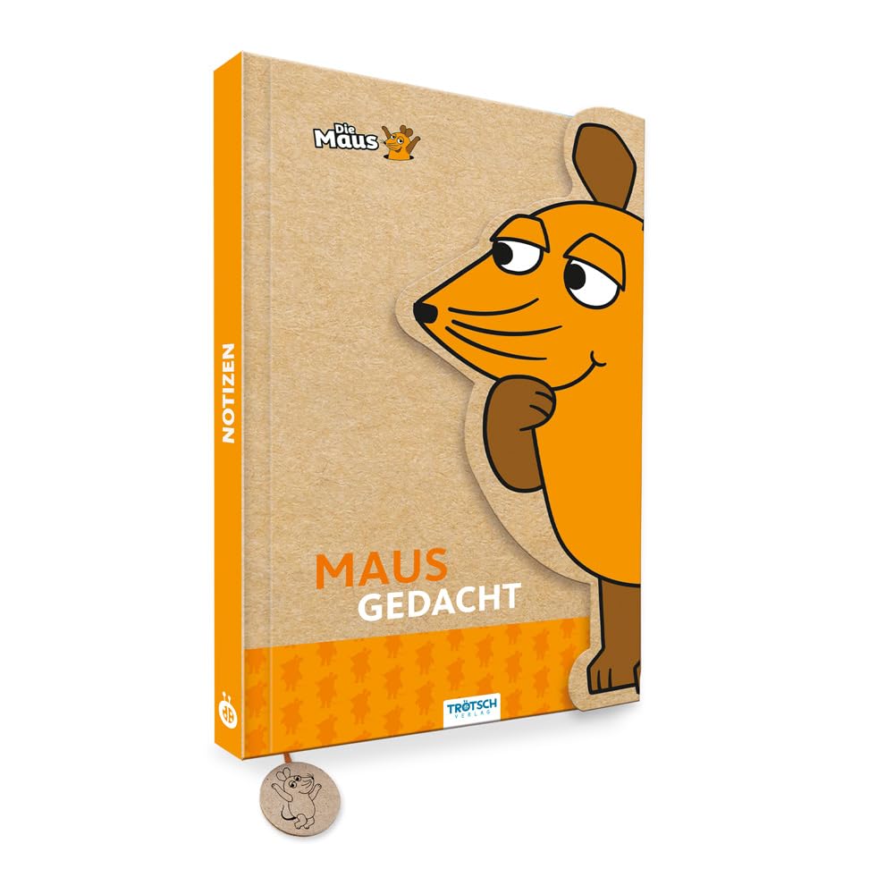 Trötsch Die Maus Notizbuch mit Klappe Maus: Notizblock Geschenk Geschenkidee Erinnerung General education