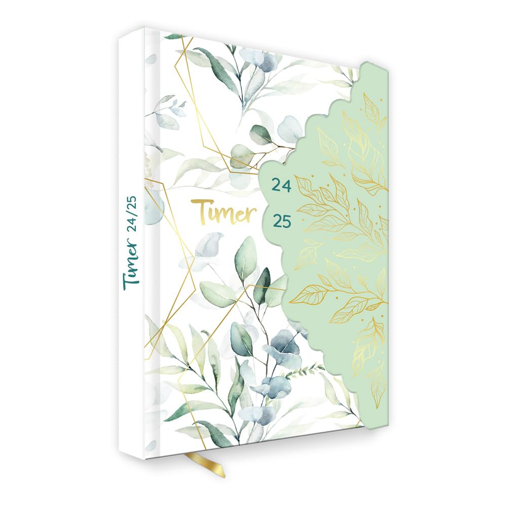 Trötsch Schülerkalender mit Klappe Gardendream 24/25: Schulplaner Hausaufgabenheft Timer Terminkalender Calendars