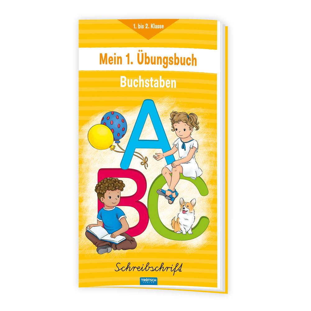 Trötsch Mein erstes Übungsbuch Buchstaben Schreibschrift: Übungsbuch Lernheft Vorschule Grundschule Study Guides