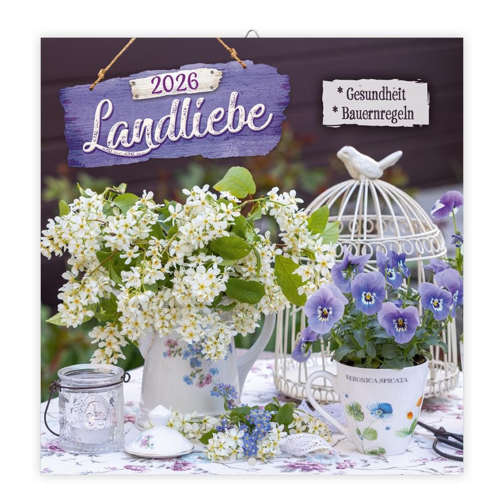 Trötsch Broschürenkalender Landliebe 2026: Wandplaner Lifestyle