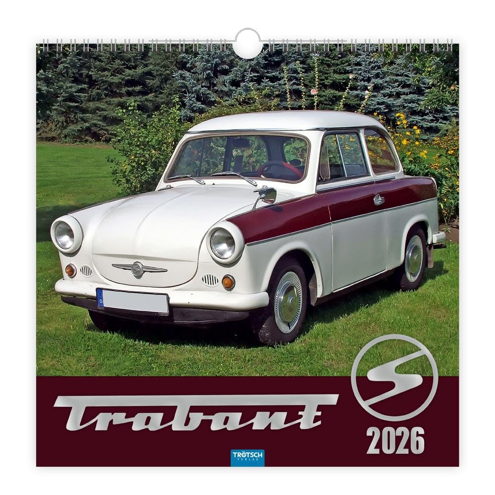 Trötsch Technikkalender Trabant 2026: Wandkalender Technikkalender Leisure, Home & Garden
