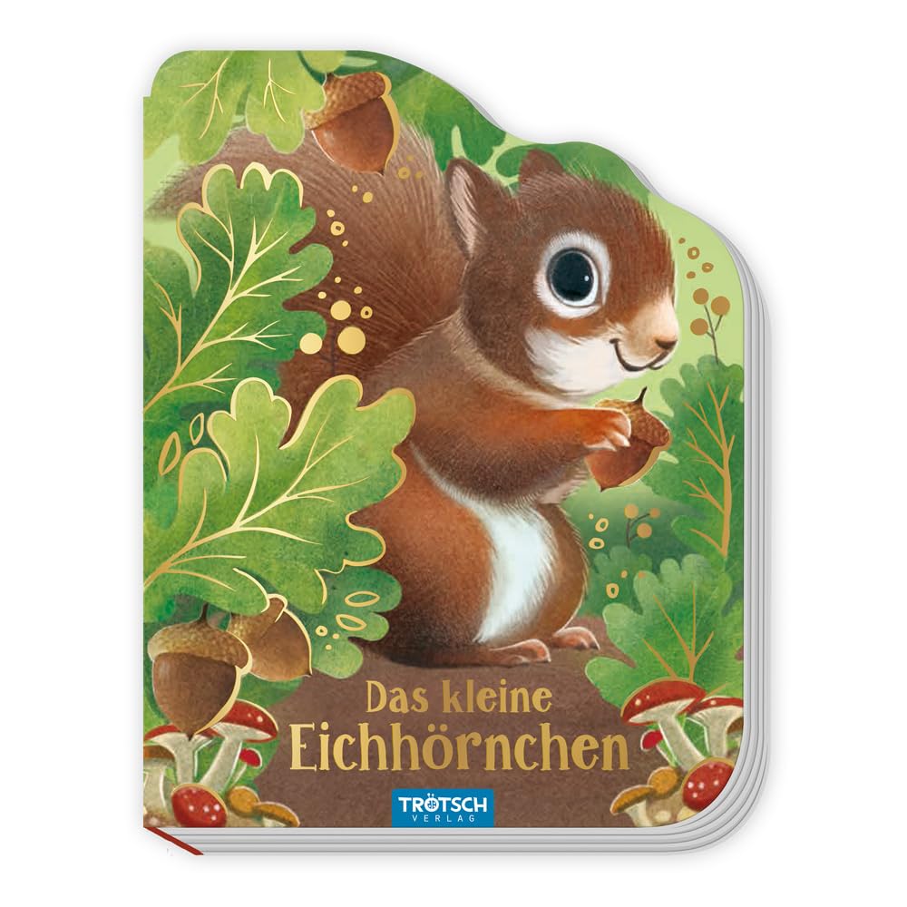 TRÖTSCH - Pappenbuch "Das kleine Eichhörnchen" | Ab 1 Jahr: Beschäftigungsbuch Spielbuch Vorlesebuch Books