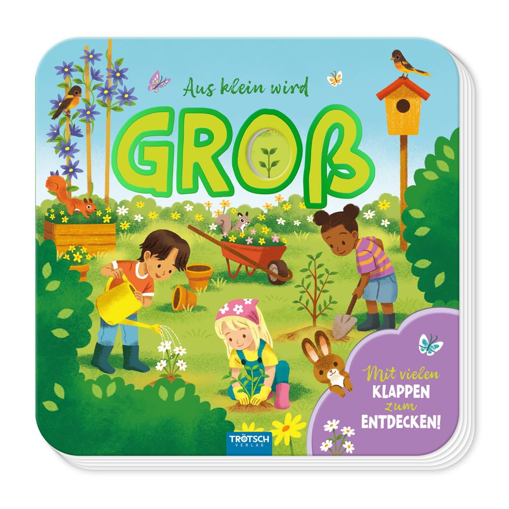 TRÖTSCH - Pappenbuch mit Klappen Mein erstes Klappenbuch Aus klein wird groß Non-fiction