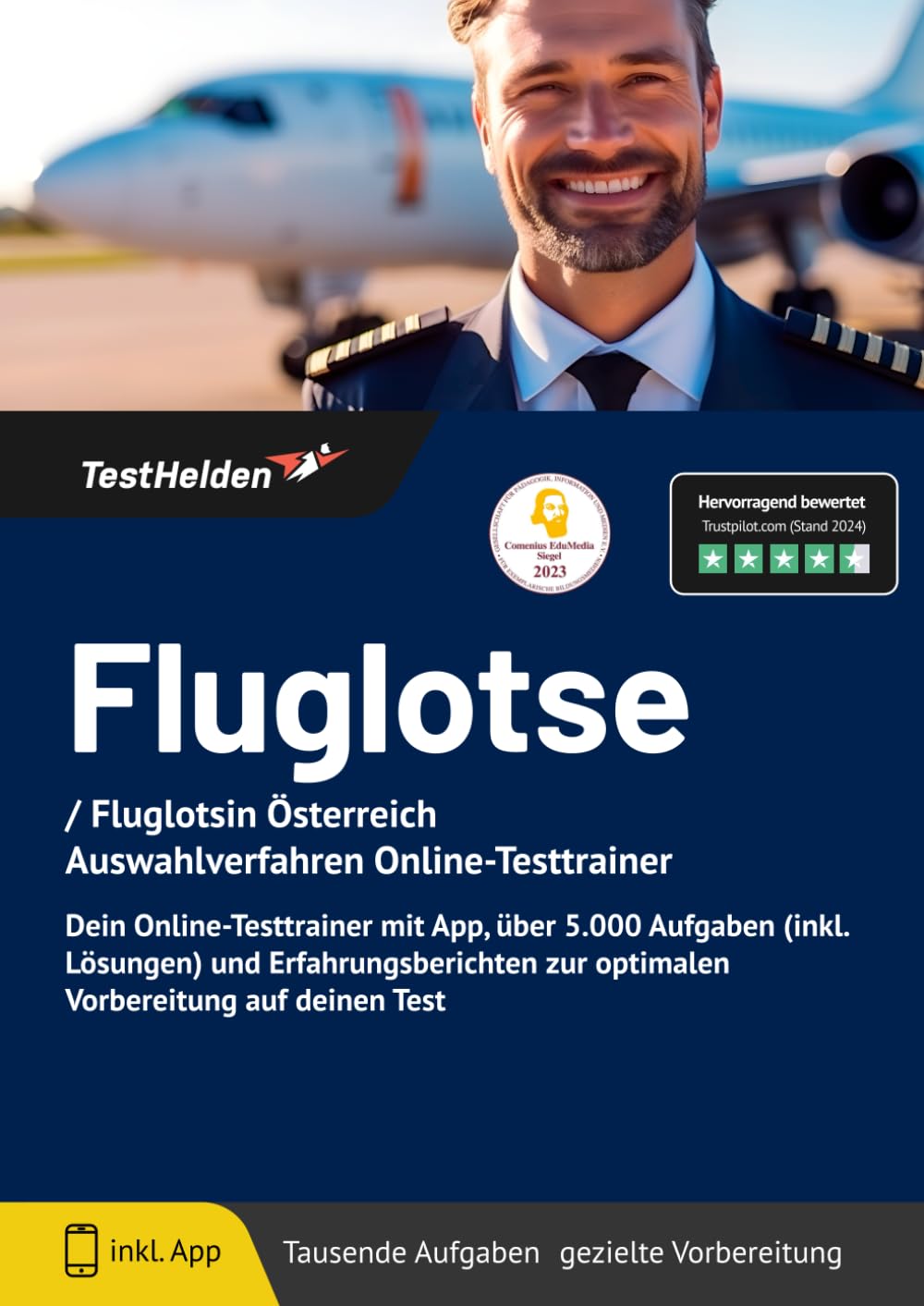 Fluglotse / Fluglotsin Österreich Einstellungstest Vorbereitung: Online-Testtrainer inkl. App I + 5.000 Aufgaben mit Lösungen, Erfahrungsberichte, Austausch in Community uvm! Business, Finance & Career