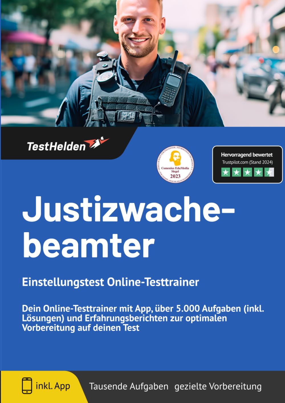 Justizwachebeamter Einstellungstest Vorbereitung (Österreich) - Dein Online-Testtrainer mit App, über 5.000 Aufgaben (inkl. Lösungen) und Erfahrungsberichten zur optimalen Vorbereitung auf deinen Test Business, Finance & Career