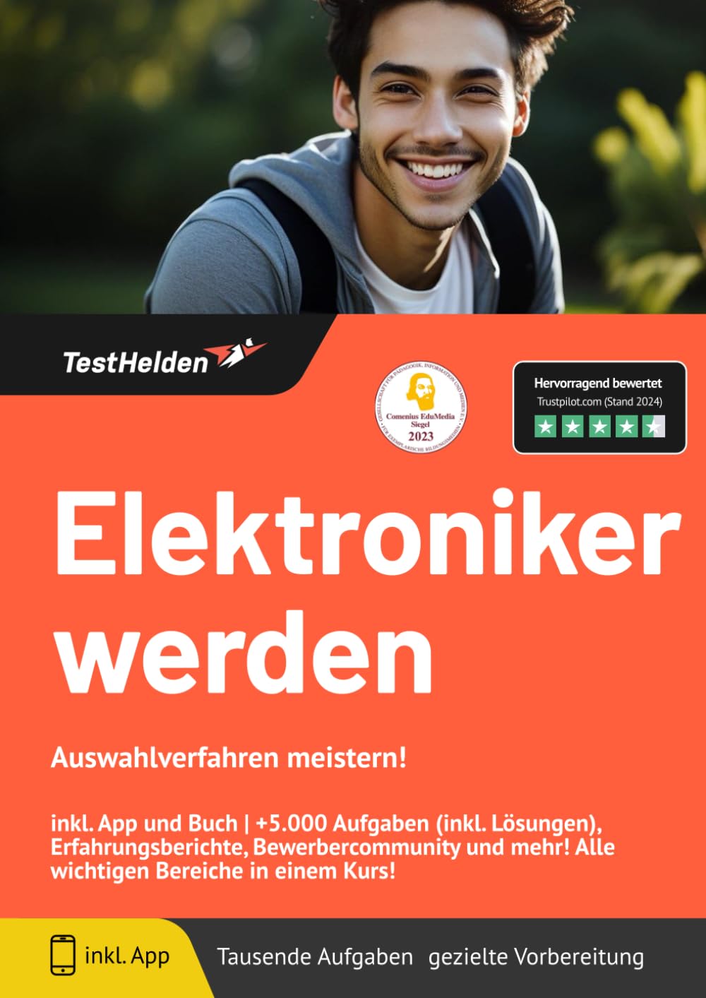 Elektroniker werden - Auswahlverfahren meistern! inkl. App und Buch: +5.000 Aufgaben (inkl. Lösungen), Erfahrungsberichte, Bewerbercommunity und mehr! Alle wichtigen Bereiche in einem Kurs! Business, Finance & Career