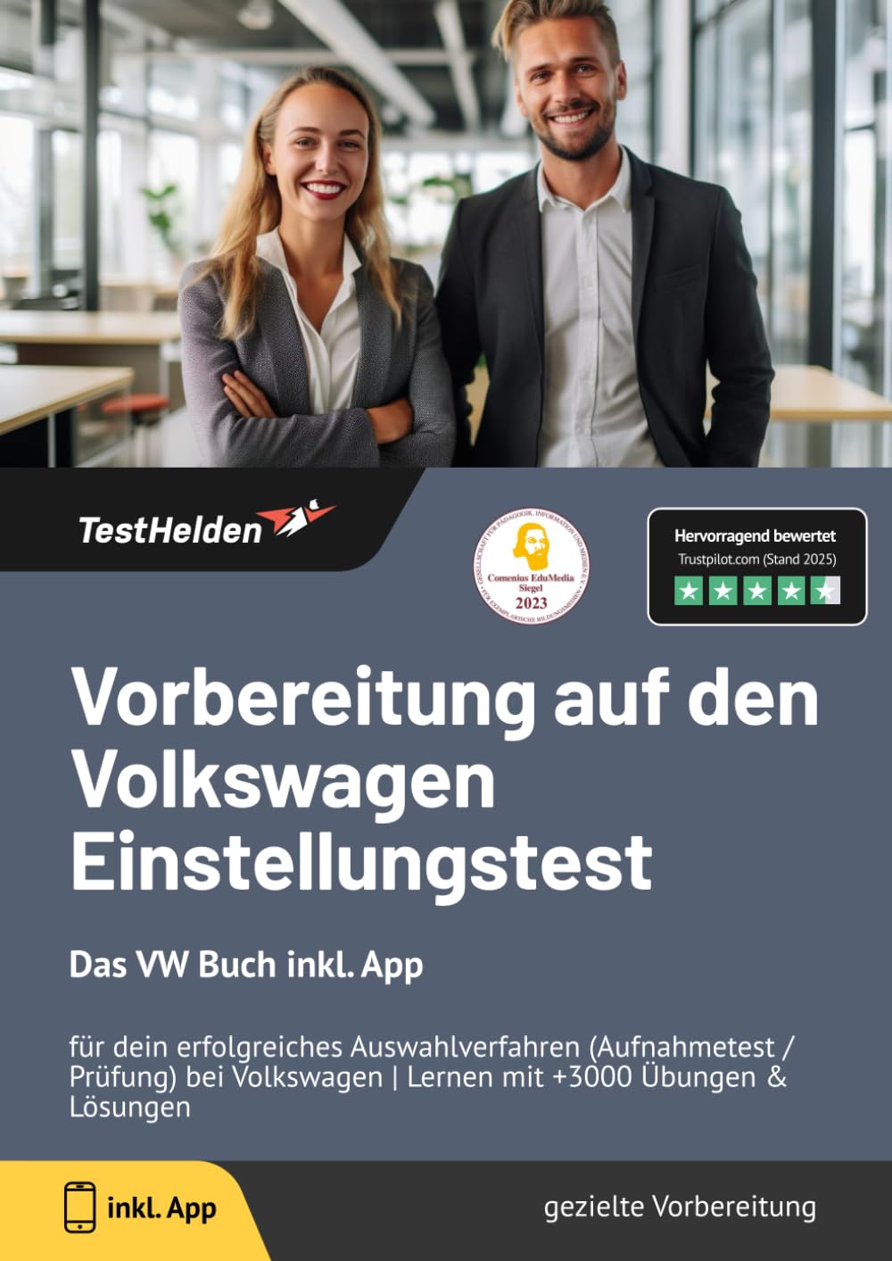 Vorbereitung auf den Volkswagen Einstellungstest : Das VW Buch inkl. App für dein erfolgreiches Auswahlverfahren (Aufnahmetest /Prüfung) bei Volkswagen | Lernen mit +3000 Übungen & Lösungen Business, Finance & Career