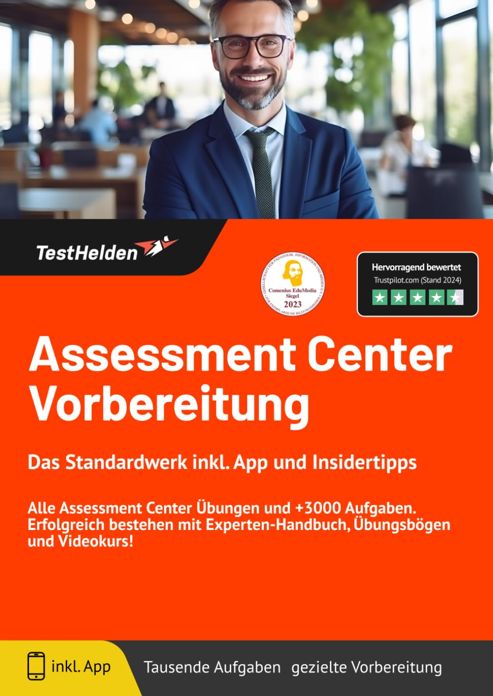 Assessment Center Vorbereitung: Das Standardwerk inkl. App und Insidertipps: Alle Assessment Center Übungen und +3000 Aufgaben. Erfolgreich bestehen mit Experten-Handbuch, Übungsbögen und Videokurs! Business, Finance & Career