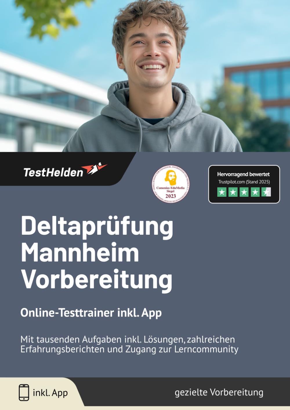 Deltaprüfung Mannheim Vorbereitung: Online-Testtrainer inkl. App | Mit tausenden Aufgaben inkl. Lösungen, zahlreichen Erfahrungsberichten und Zugang zur Lerncommunity Business, Finance & Career