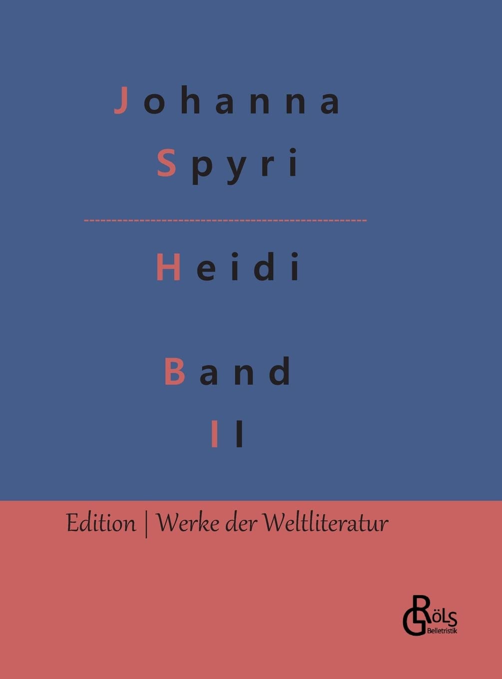 Heidi: Band 2: Heidi kann brauchen, was es gelernt hat (Edition Werke der Weltliteratur - Hardcover) Drama
