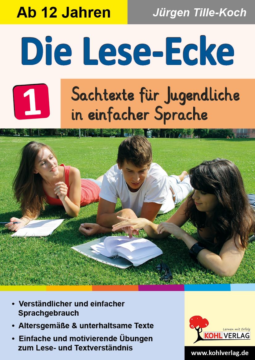 Lese-Ecke / Band 1: Sachtexte für Jugendliche in einfacher Sprache book