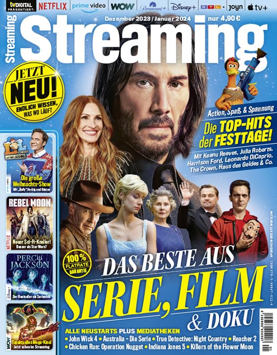 Streaming Magazin (Ausgabe 01/2024) Erscheinungstermin: 30. November 2023 Film, Art & Culture