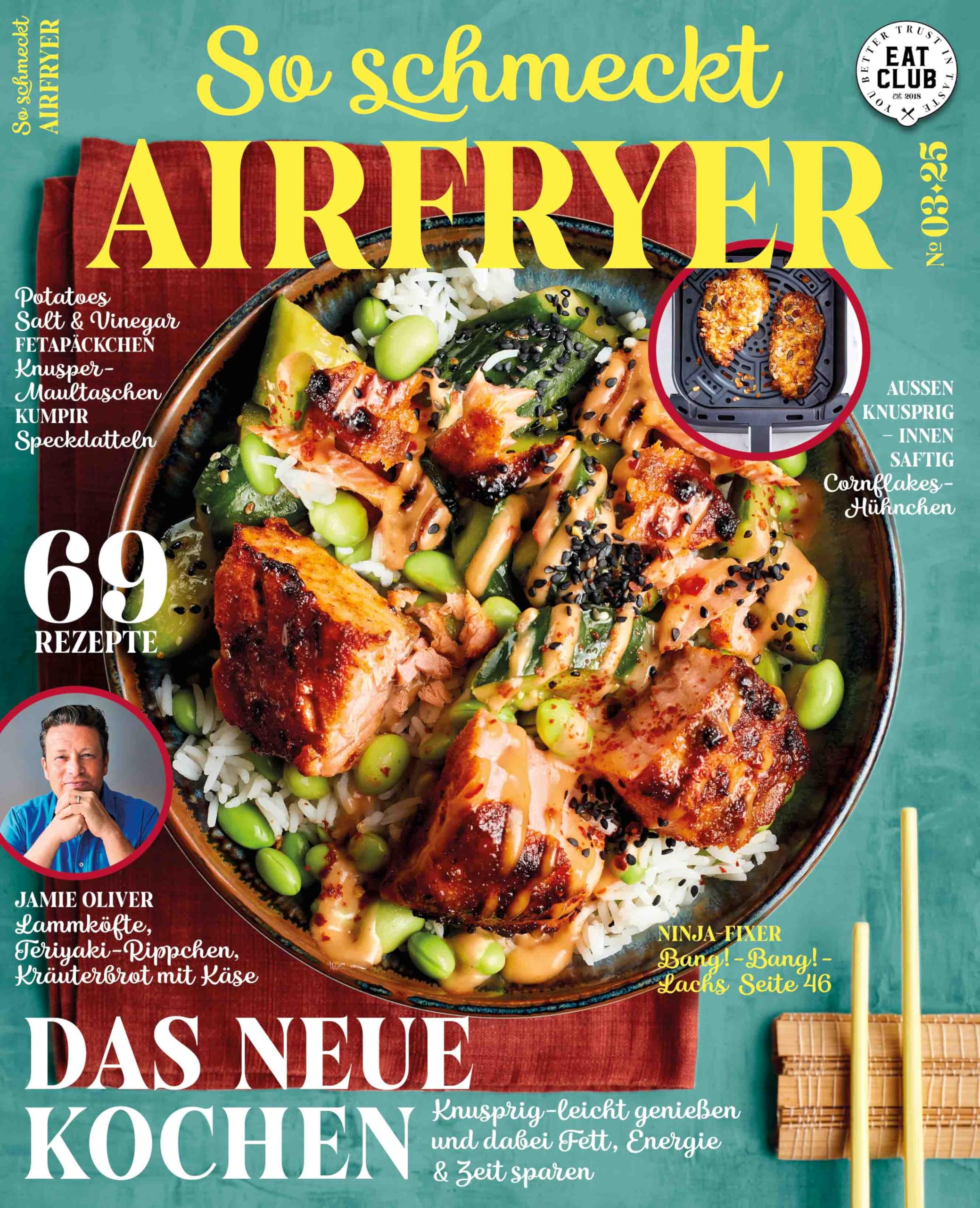 EAT CLUB - So schmeckt Airfryer (Ausgabe 03/2025) | Erscheinungstermin: 11. April 2025 Books
