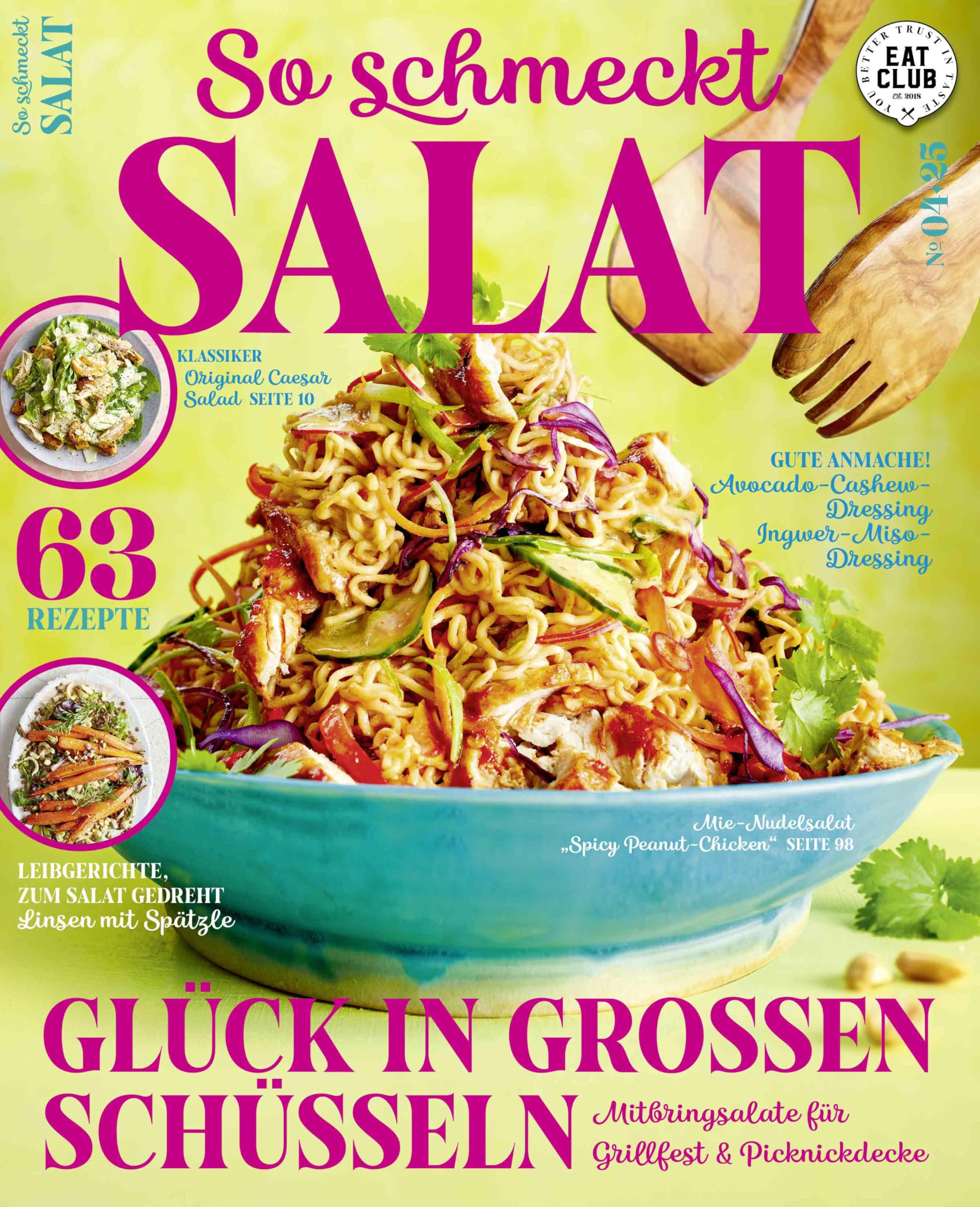 EAT CLUB - So schmeckt Salat (Ausgabe 04/2025) | Erscheinungstermin: 13. Juni 2025 Books