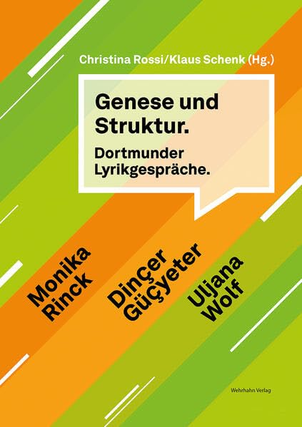 Genese und Struktur: Dortmunder Lyrikgespräche. Monika Rinck – Dinçer Güçyeter – Uljana Wolf Poetry