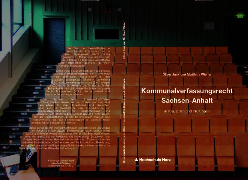 Kommunalverfassungsrecht Sachsen-Anhalt Law