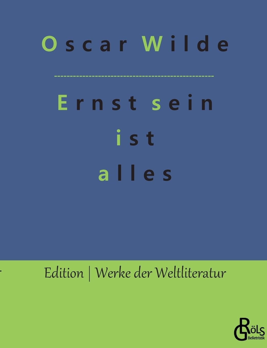 Ernst sein ist alles Drama