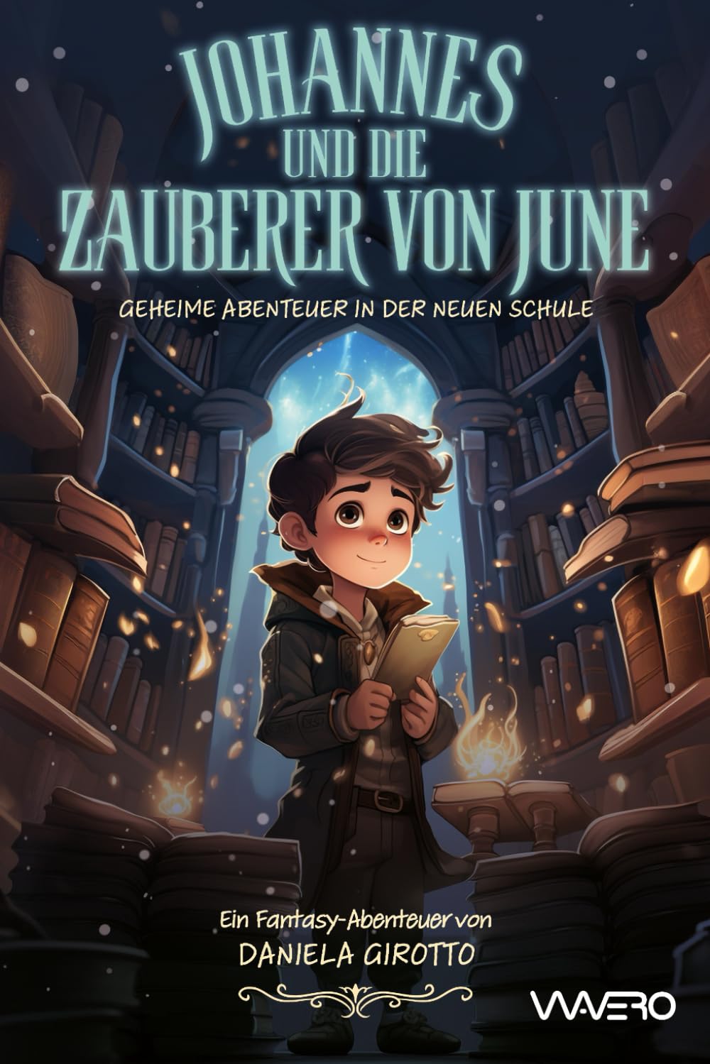 Johannes und die Zauberer von June: Geheime Abenteuer in der neuen Schule: Eine Fantasy Geschichte mit viel Magie - Kinderbuch ab 8 Jahren, Teil 1 Manga