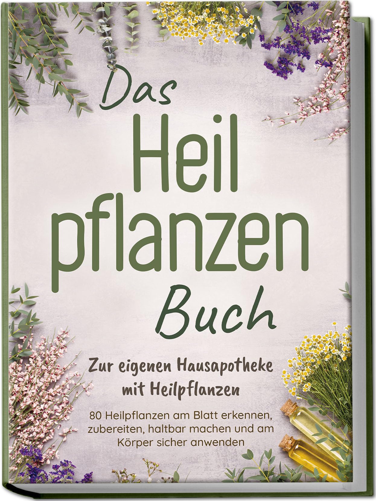 Das Heilpflanzen Buch: Zur eigenen Hausapotheke mit Heilpflanzen - 80 Heilpflanzen zur richtigen Zeit am Blatt erkennen, zubereiten, haltbar machen und am Körper sicher anwenden - mit Bildern Leisure, Home & Garden