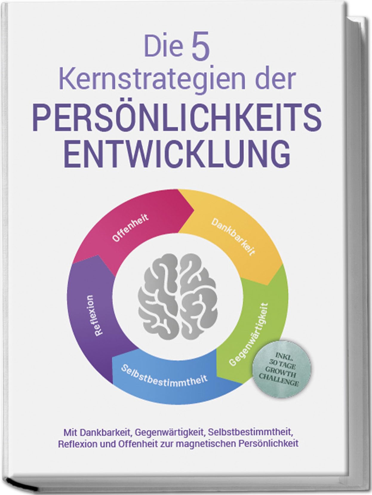 Die 5 Kernstrategien der Persönlichkeitsentwicklung - Mit Dankbarkeit, Gegenwärtigkeit, Selbstbestimmtheit, Reflexion und Resilienz zu persönlichem Wachstum - inkl. 30 Tage Growth Challenge Medicine