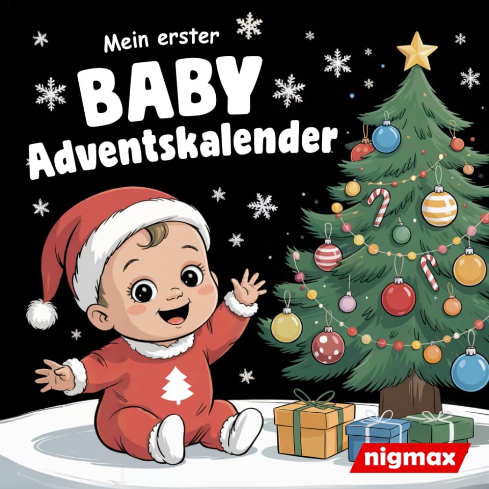 Mein erster Baby Adventskalender - 72 Kontrastbilder für 24 Tage voller Weihnachtszauber für die Kleinsten: Der besondere Adventskalender für Babys von 0 bis 6 Monaten Manga