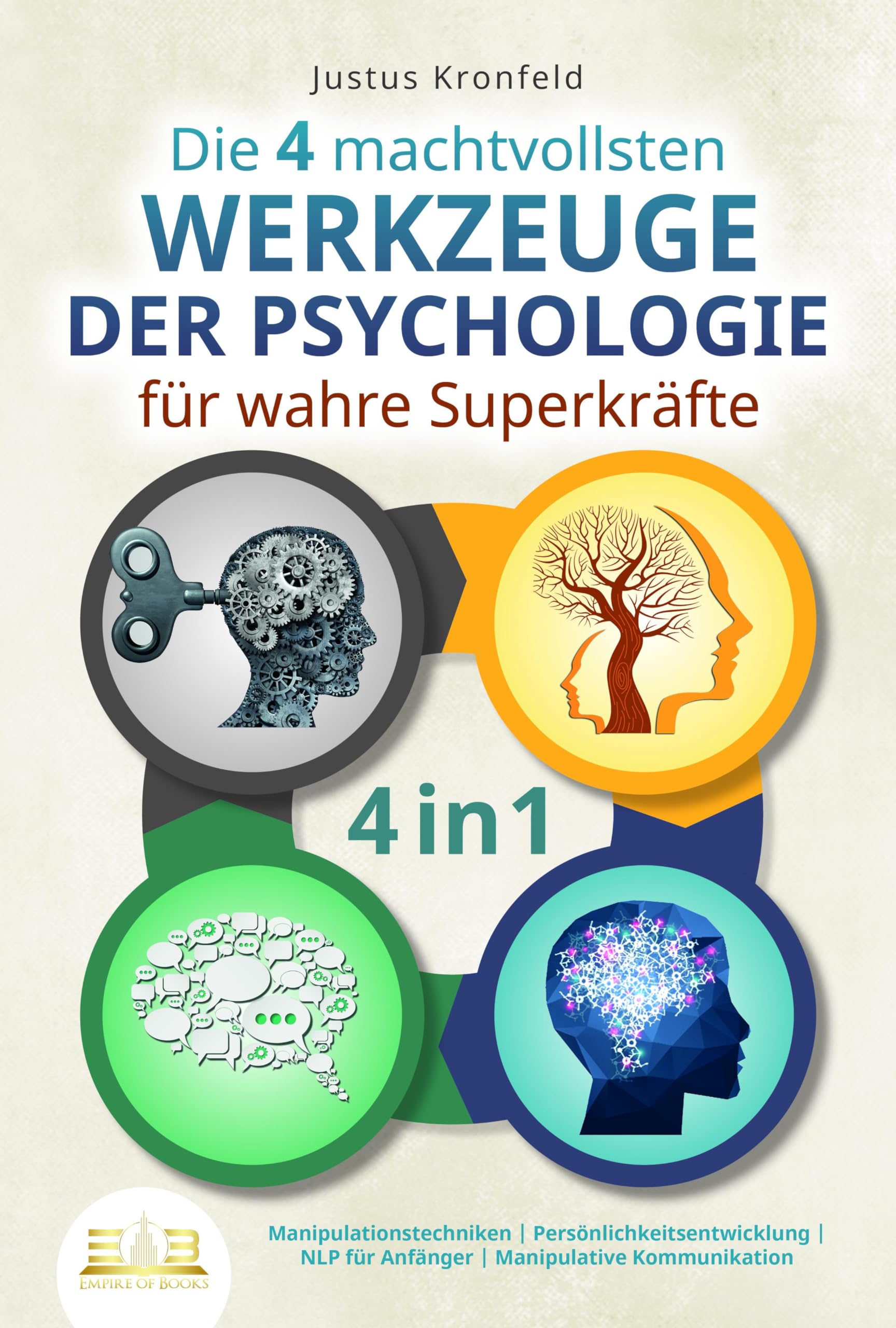 Die 4 machtvollsten WERKZEUGE DER PSYCHOLOGIE für wahre Superkräfte: Manipulationstechniken - Persönlichkeitsentwicklung - NLP für Anfänger - Manipulative Kommunikation - 4 in 1 Business, Finance & Career