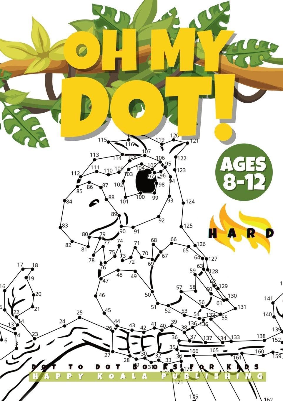 "OH MY DOT!" Dot to Dot books for kids ages 8-12 Hard Non-fiction