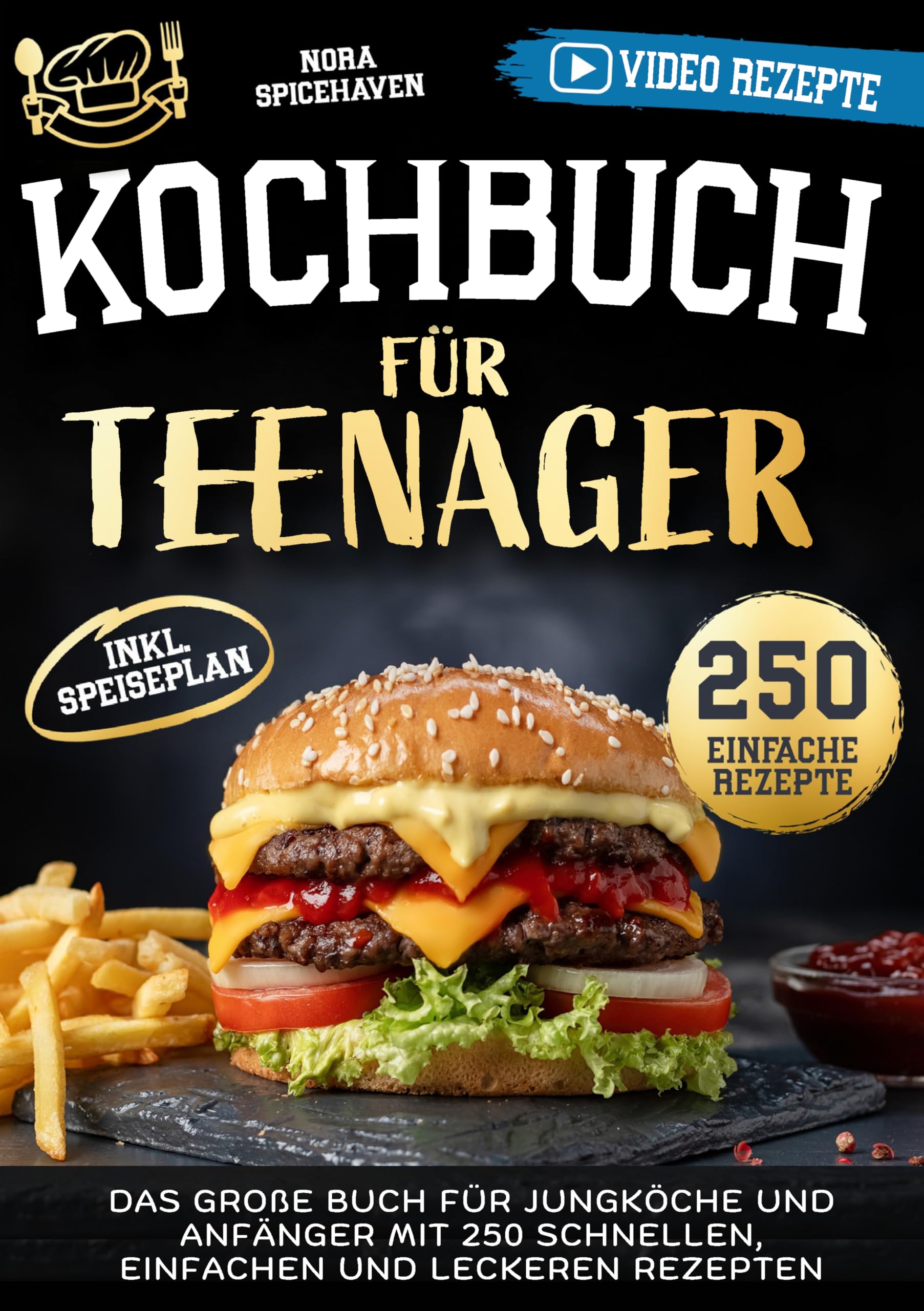 Kochbuch für Teenager: Das große Buch für Jungköche und Anfänger mit 250 schnellen, einfachen und leckeren Rezepten Leisure, Home & Garden