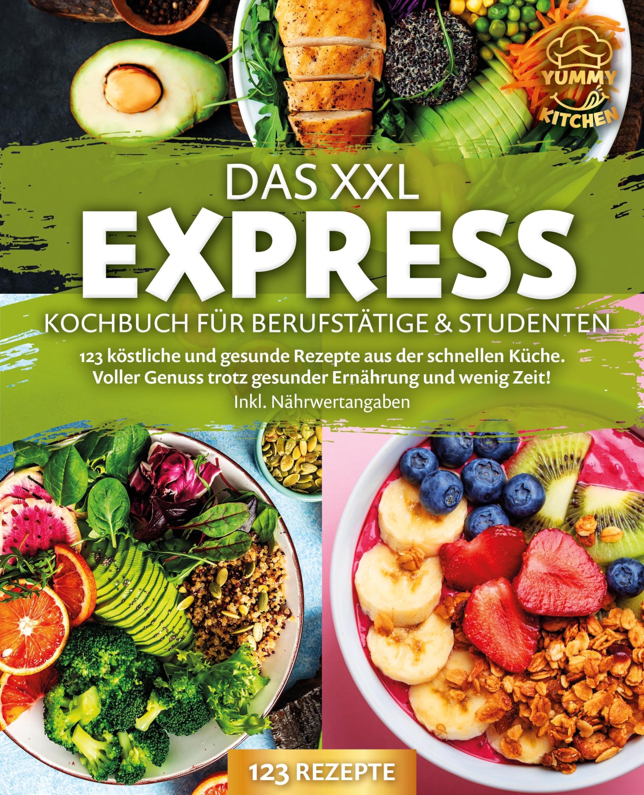 Das XXL Express Kochbuch für Berufstätige & Studenten: 123 köstliche und gesunde Rezepte aus der schnellen Küche. Voller Genuss trotz gesunder Ernährung und wenig Zeit! Inkl. Nährwertangaben Medicine