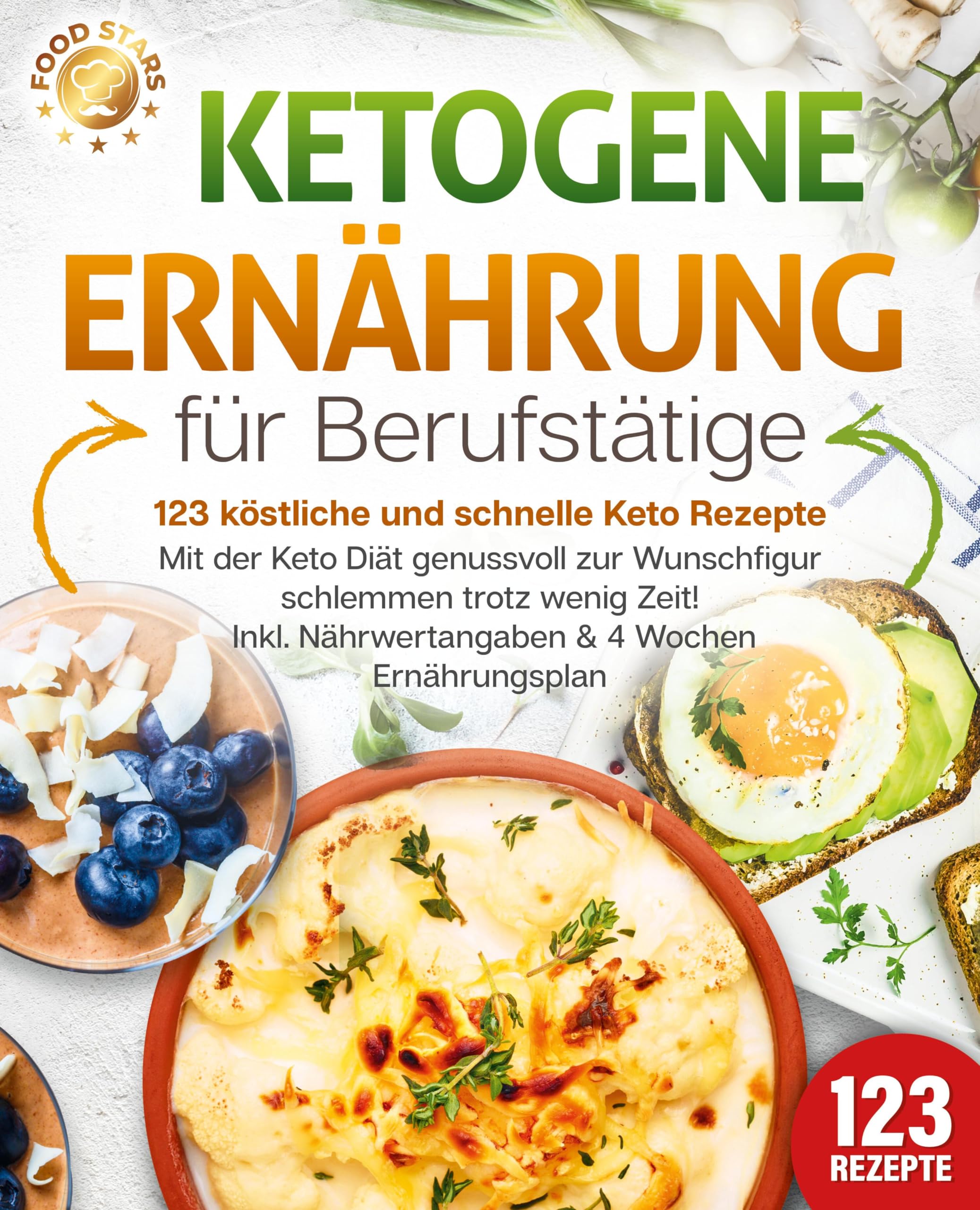 Ketogene Ernährung für Berufstätige - 123 köstliche und schnelle Keto Rezepte: Mit der Keto Diät genussvoll zur Wunschfigur schlemmen trotz wenig Zeit! Inkl. Nährwertangaben & 4 Wochen Ernährungsplan Medicine